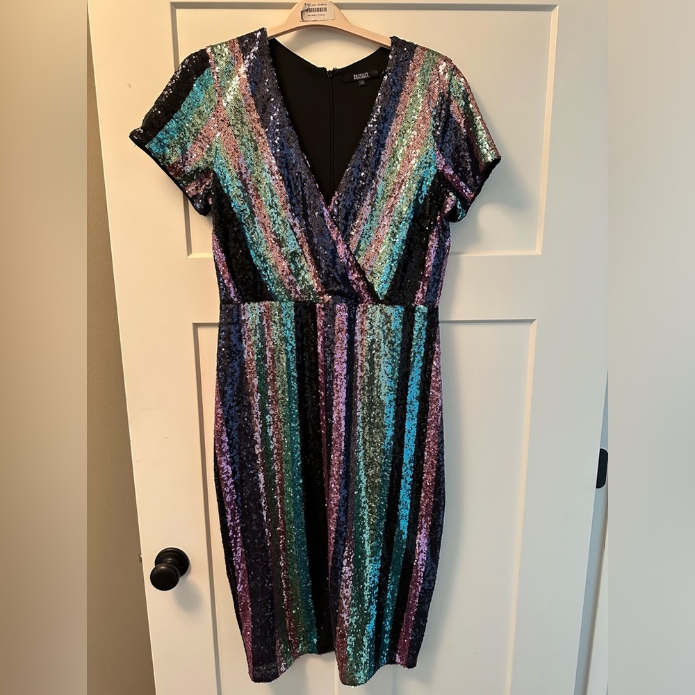 Badgley Mischka sequin dress
